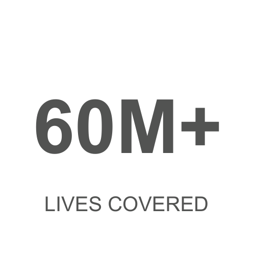 60M+ Lives Covered
