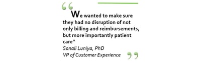 Quote from VP of Customer Experience