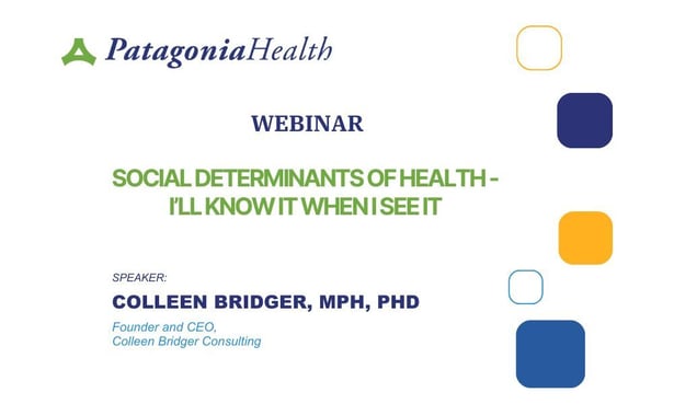 Recognizing Social Determinants of Health in Practice