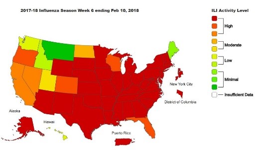 Flu map