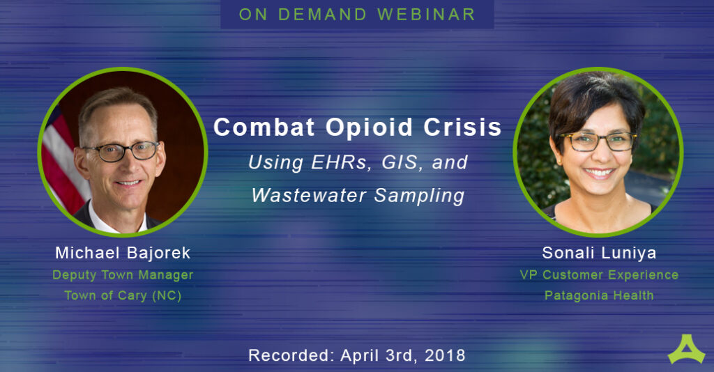 Educational Webinar on Combating Opioid Crisis using EHRs, GIS, and wastewater sampling